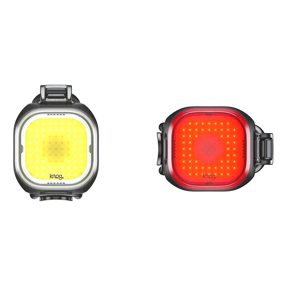 Knog Blinder Mini Twinpack - Square - Black Noir 