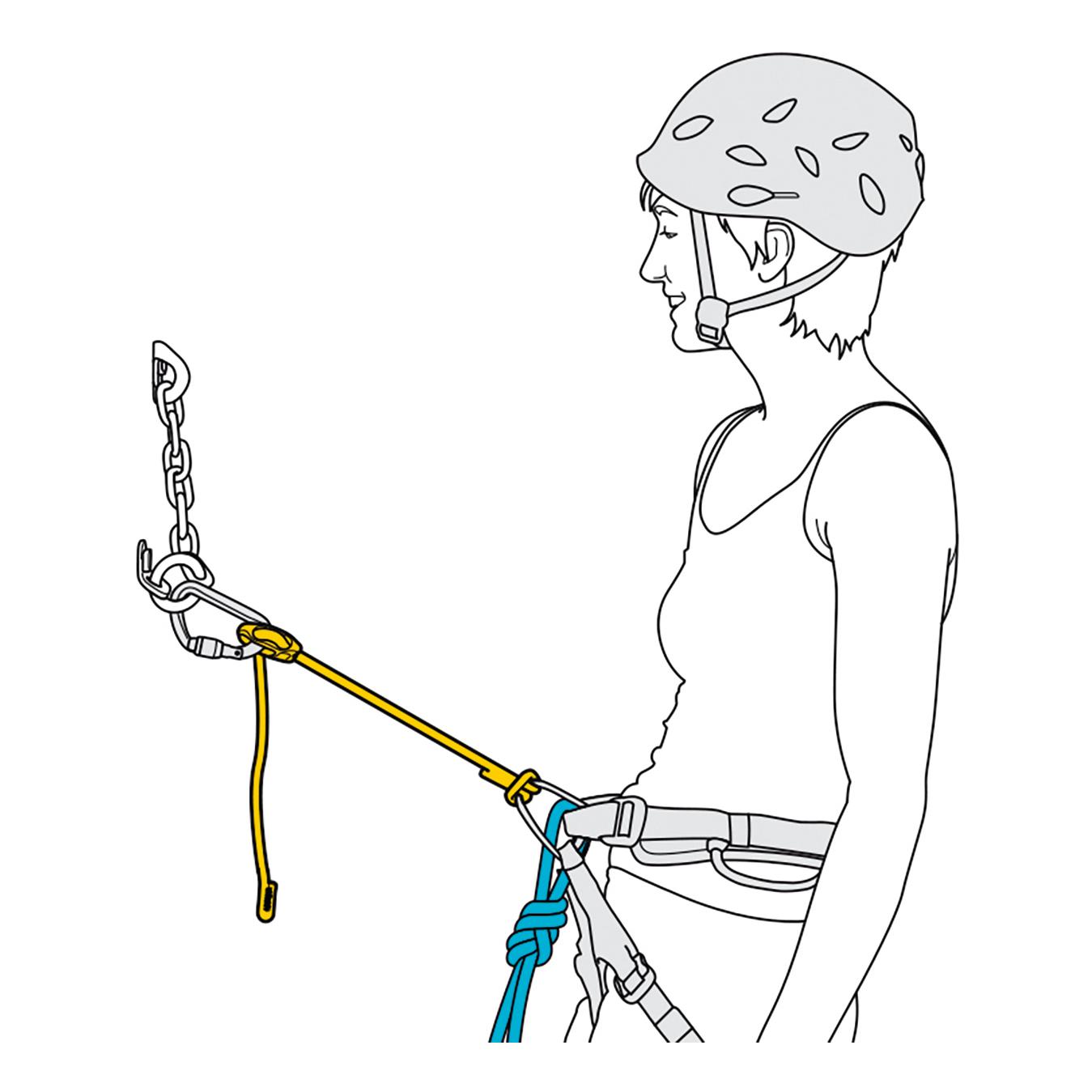 Petzl Longe Connect Adjust Orange 