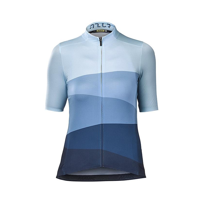 Mavic Maillot Azur Femme Edition Limitée Bleu ciel XS 