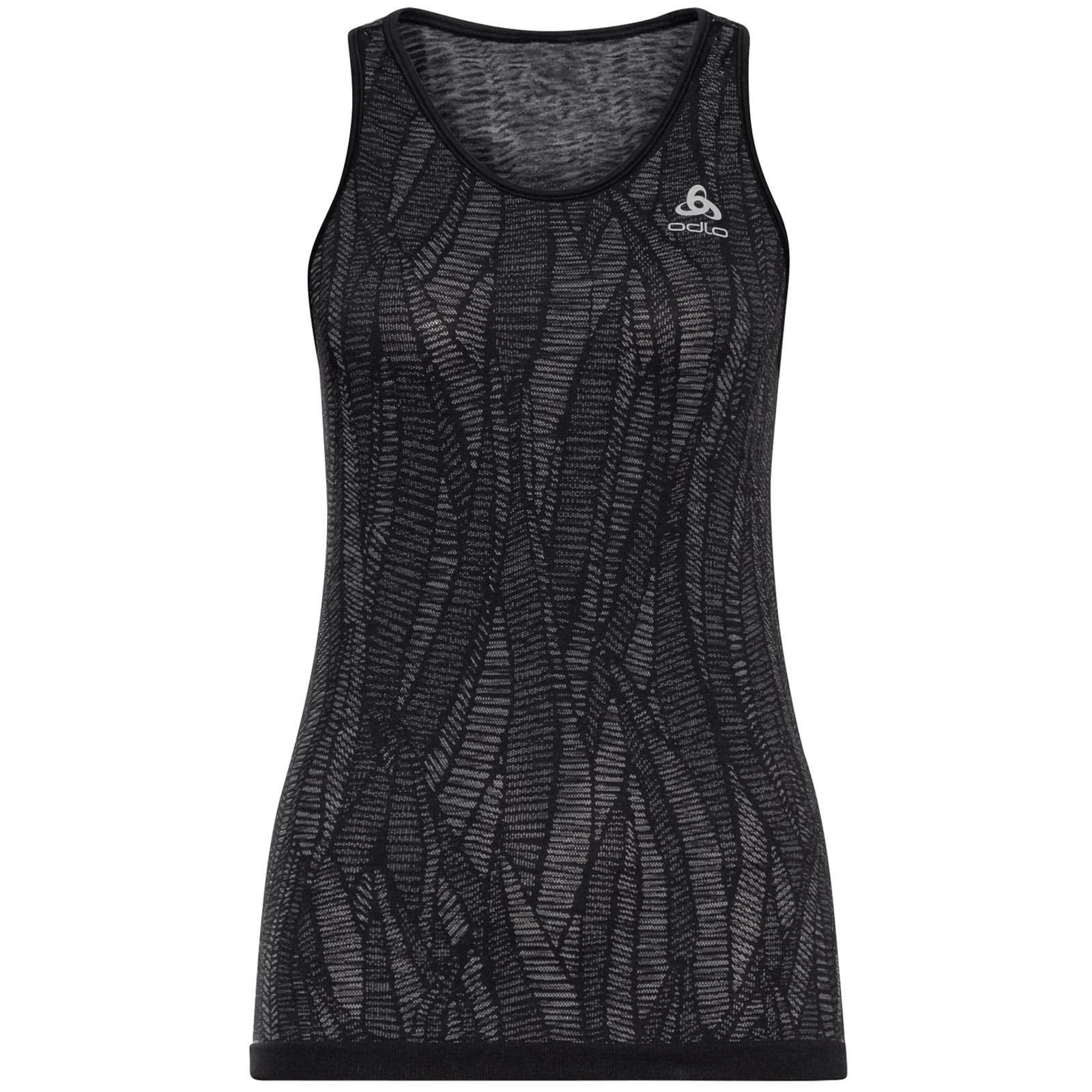 Odlo Women's Light Base Layer Top Crew Neck Singlet Blackcomb Eco