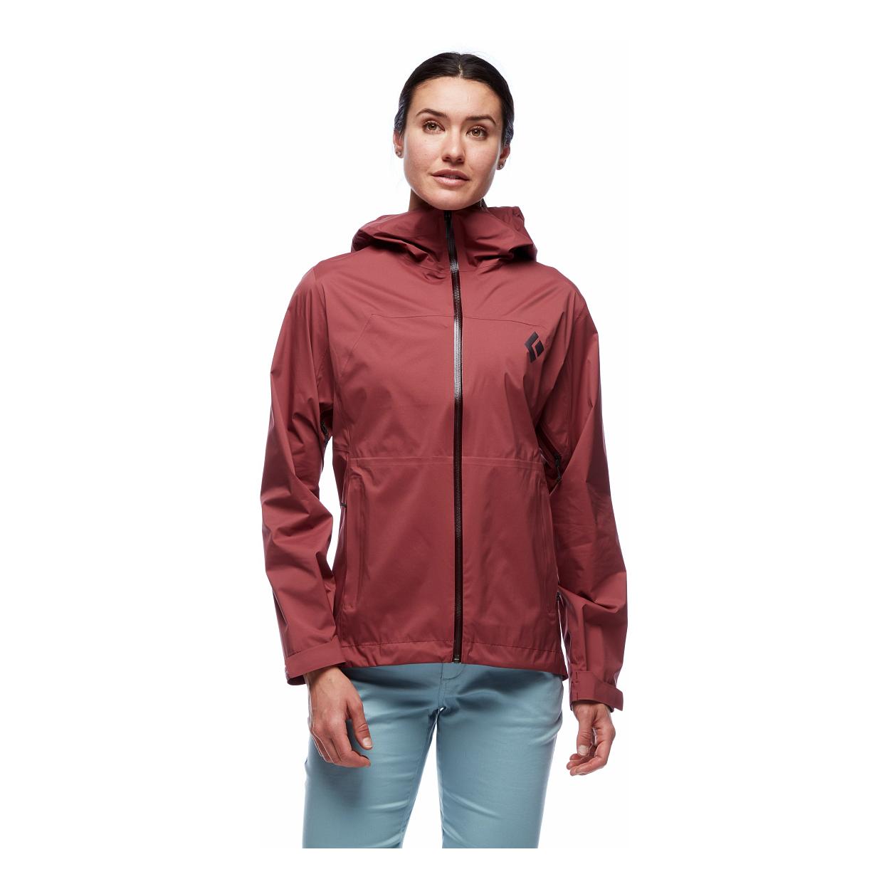 Black Diamond Stormline Stretch Rain Shell Bordeaux XS 