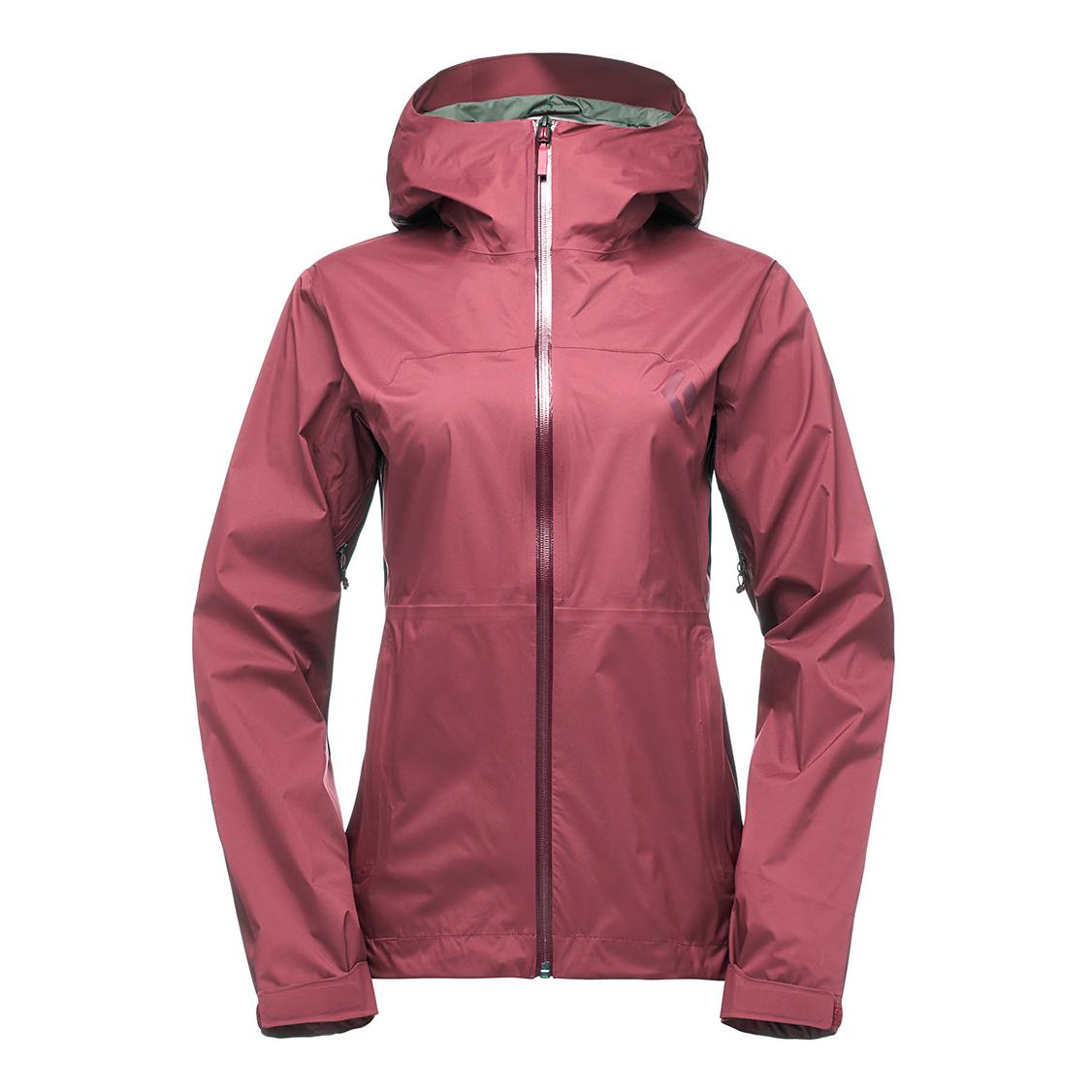 Black Diamond Stormline Stretch Rain Shell Rose XS 