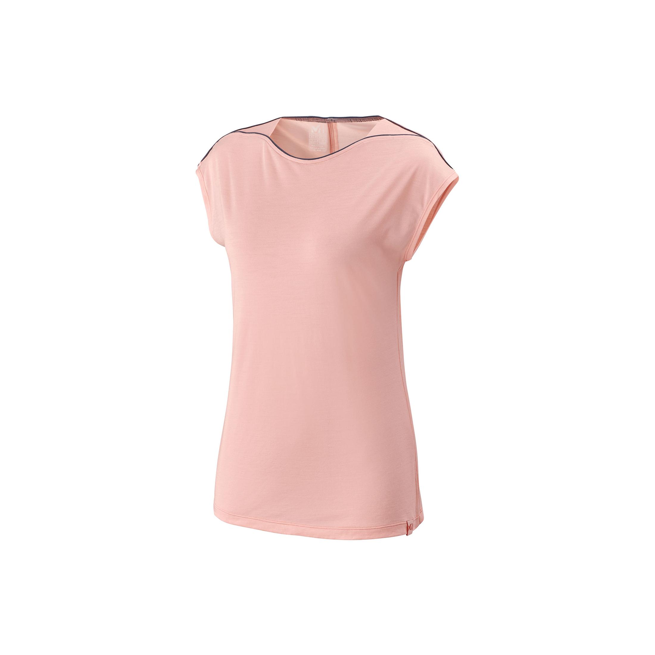 Millet Ld Cloud Peak Wool TS Short Sleeve Rose S 