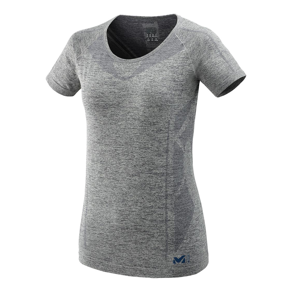 Millet Ltk Seamless Light T-Shirt Short Sleeves Gris clair XS/S 