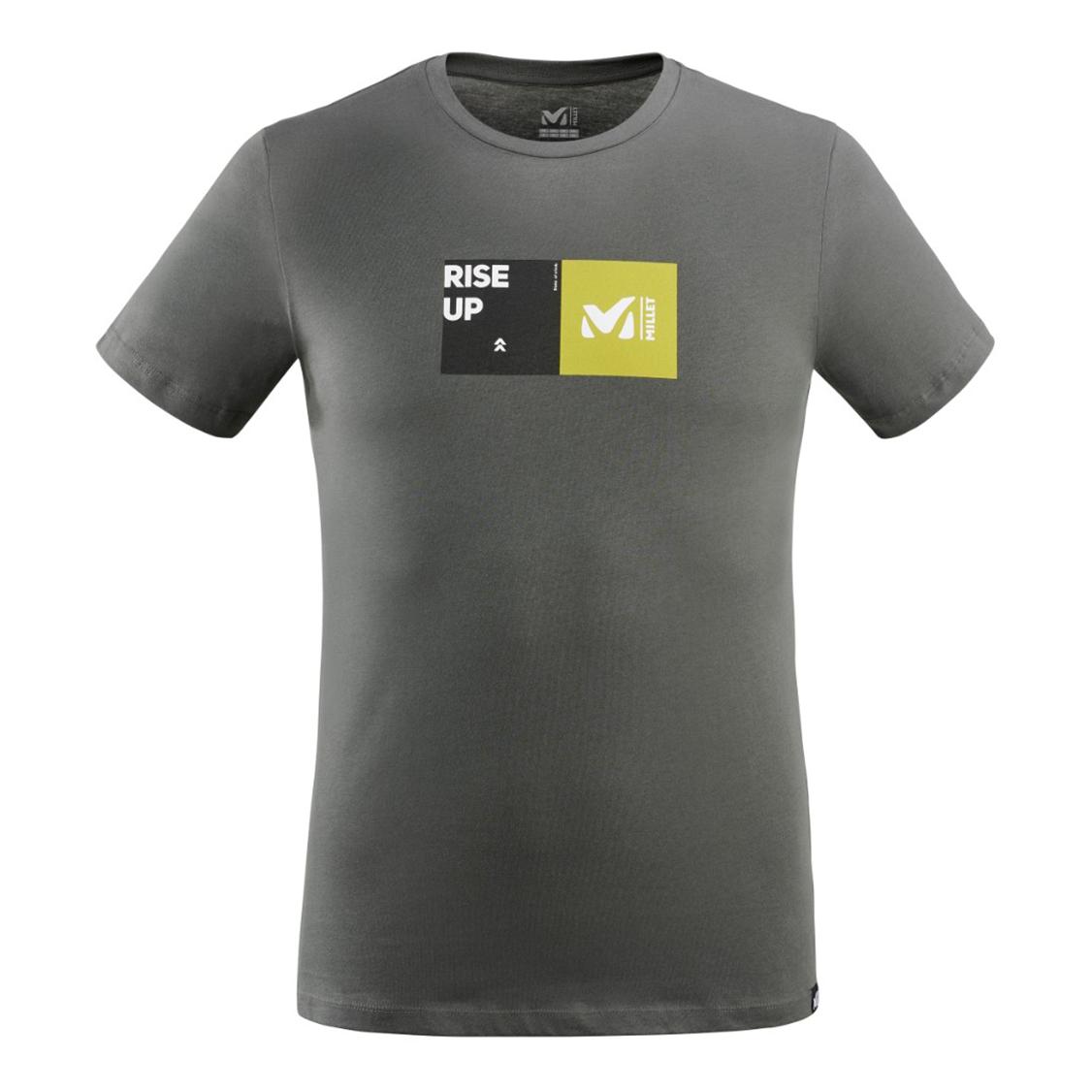 Millet Square T-Shirt Short Sleeve Gris S 