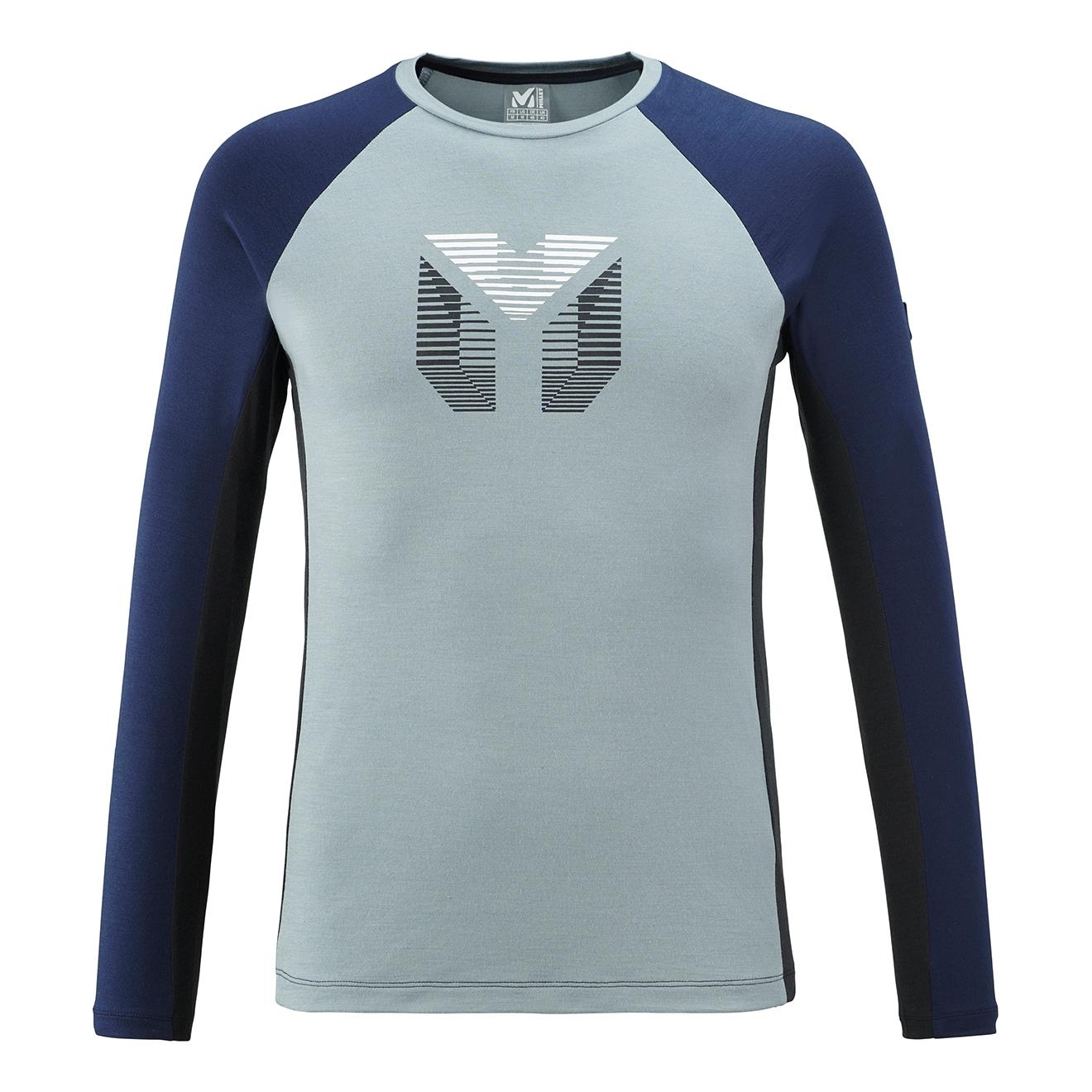 Millet Trilogy Prisme Wool T-Shirt Long Sleeves Bleu XL 