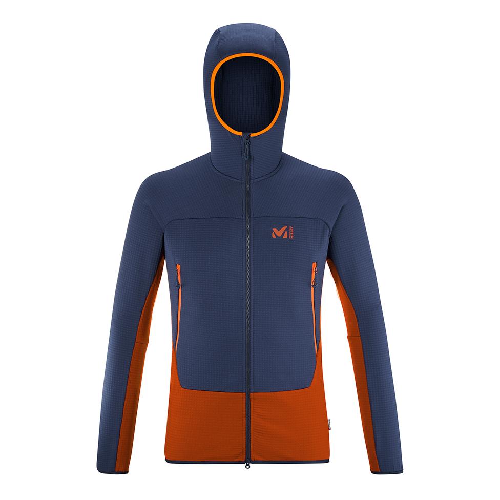 Millet Fusion Grid Hoodie Bleu foncé XL 