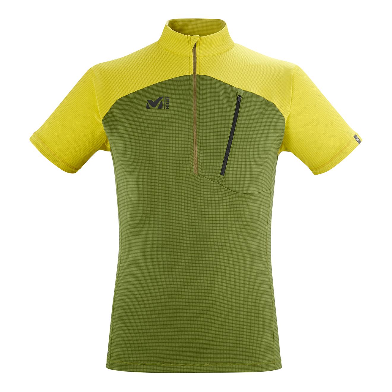 Millet Morpho Zip Short Sleeve Jaune M 