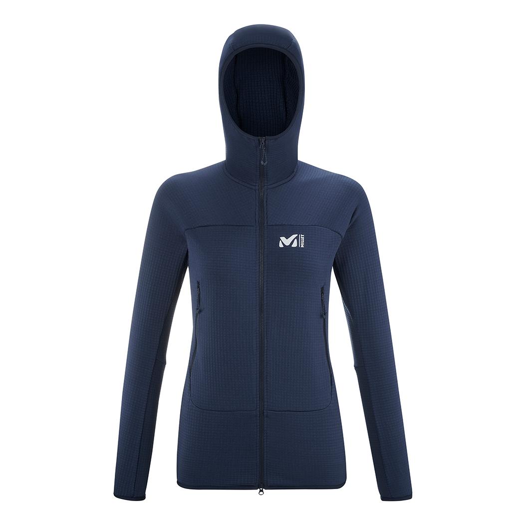 Millet Fusion Grid Hoodie Bleu marine S 