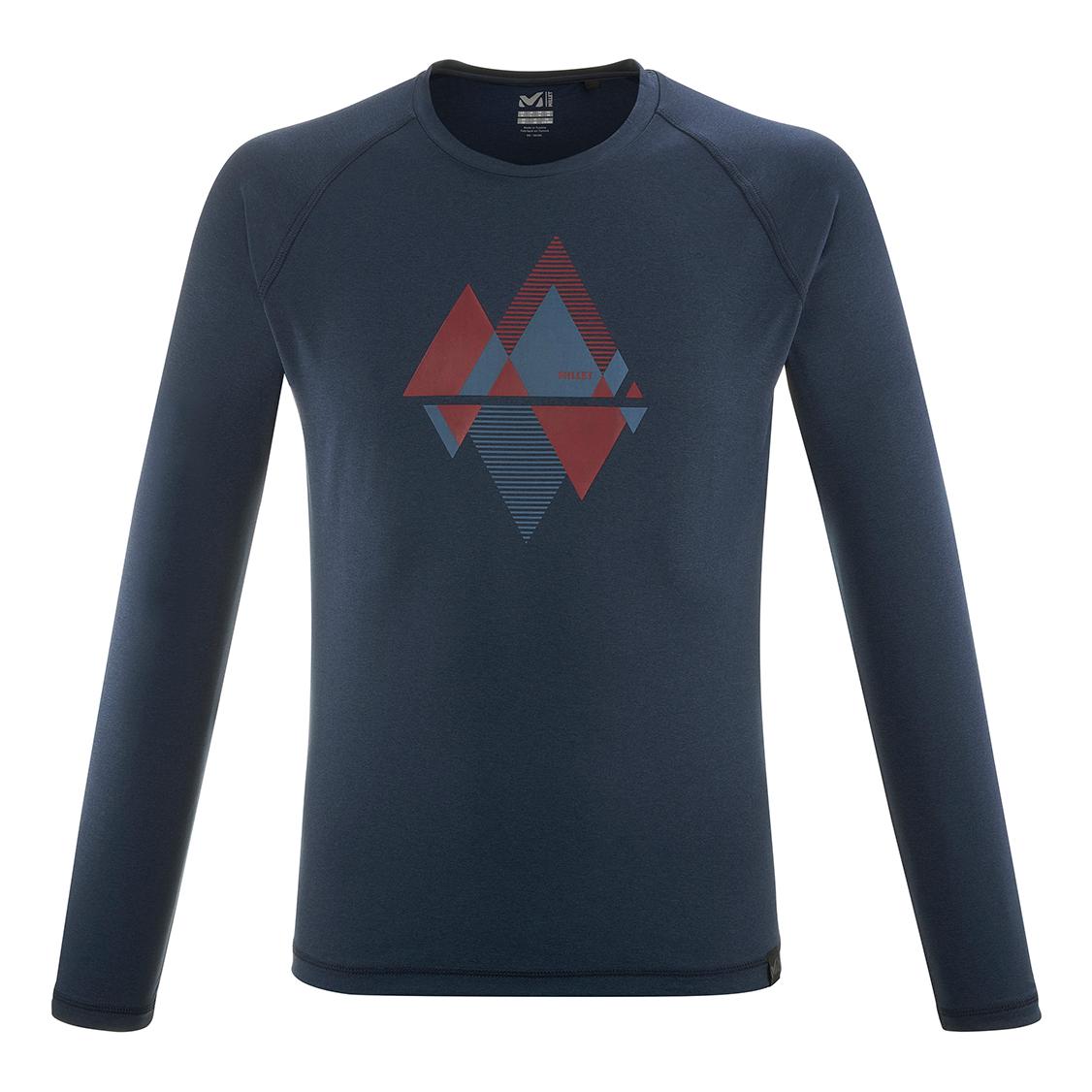 Millet Sharpeak T-Shirt Long Sleeve Bleu foncé XXL 
