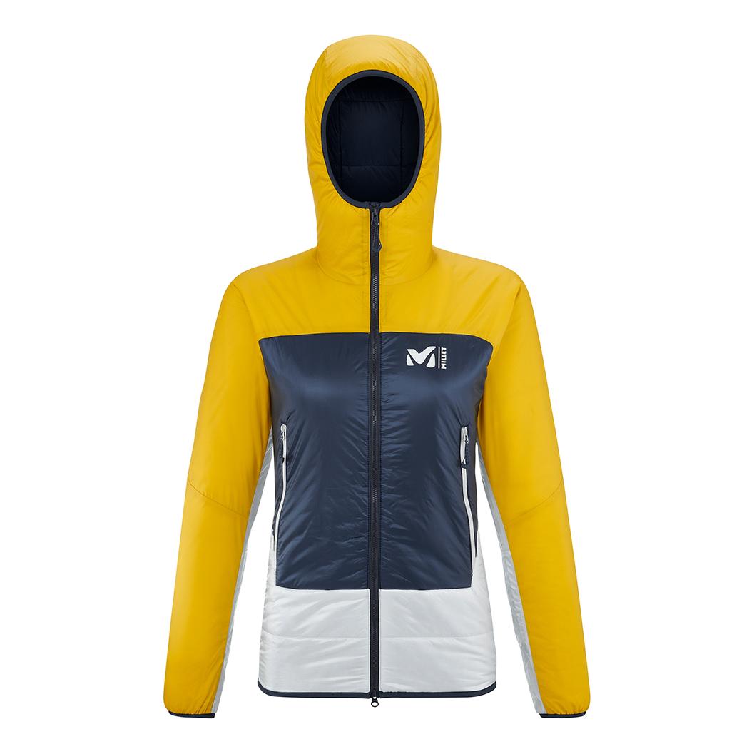 Millet Fusion Airwarm Hoodie Jaune moutarde S 