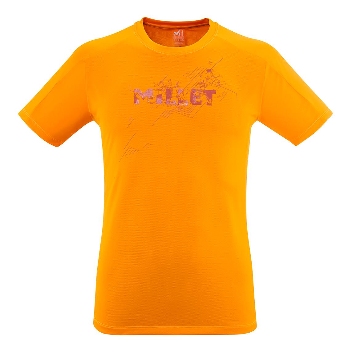 Millet Ltk Fast T-Shirt Shrt Sleeve Orange S 