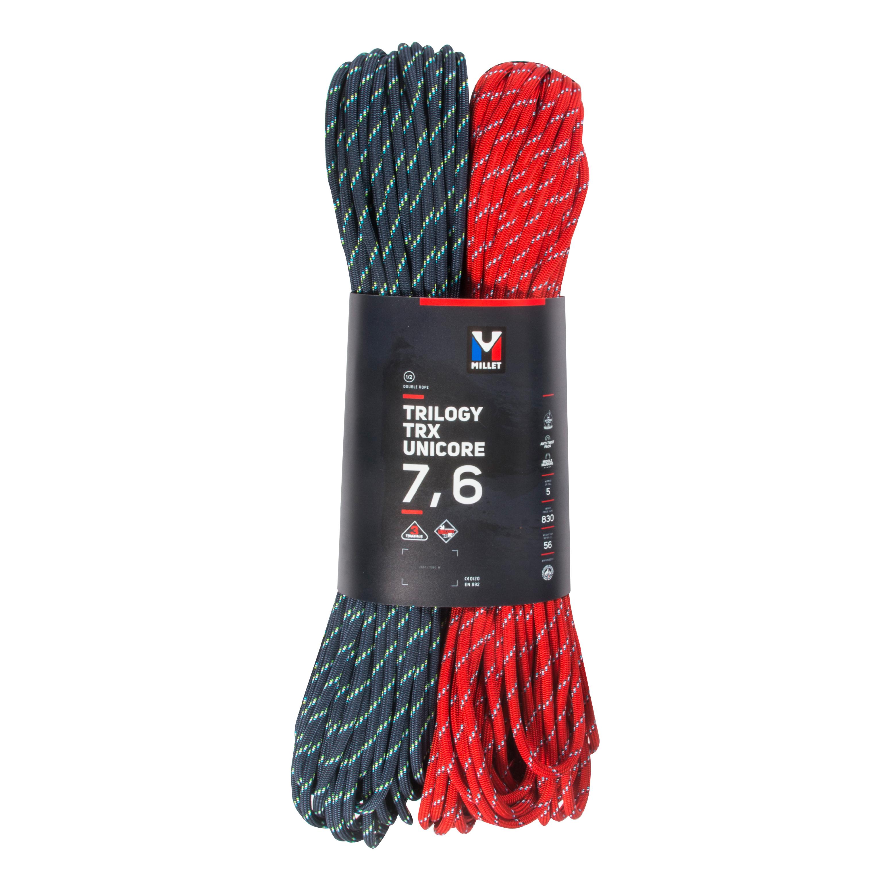 Millet Trilogy TRX Unicore 7,6 - 2X60M Rouge 