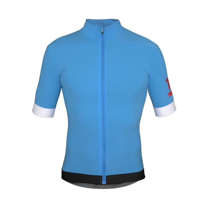 Louison Bobet Maillot Manches Courtes Cipale 46 Bleu M 