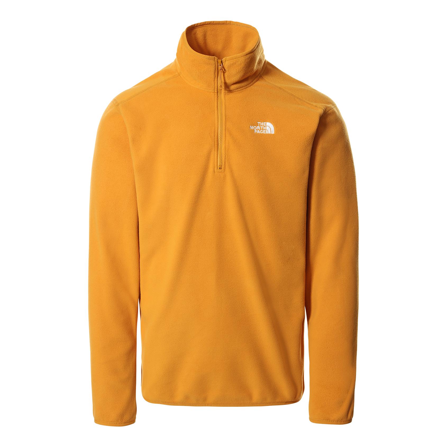 The North Face 100 Glacier 1/4 Zip Jaune moutarde XL 