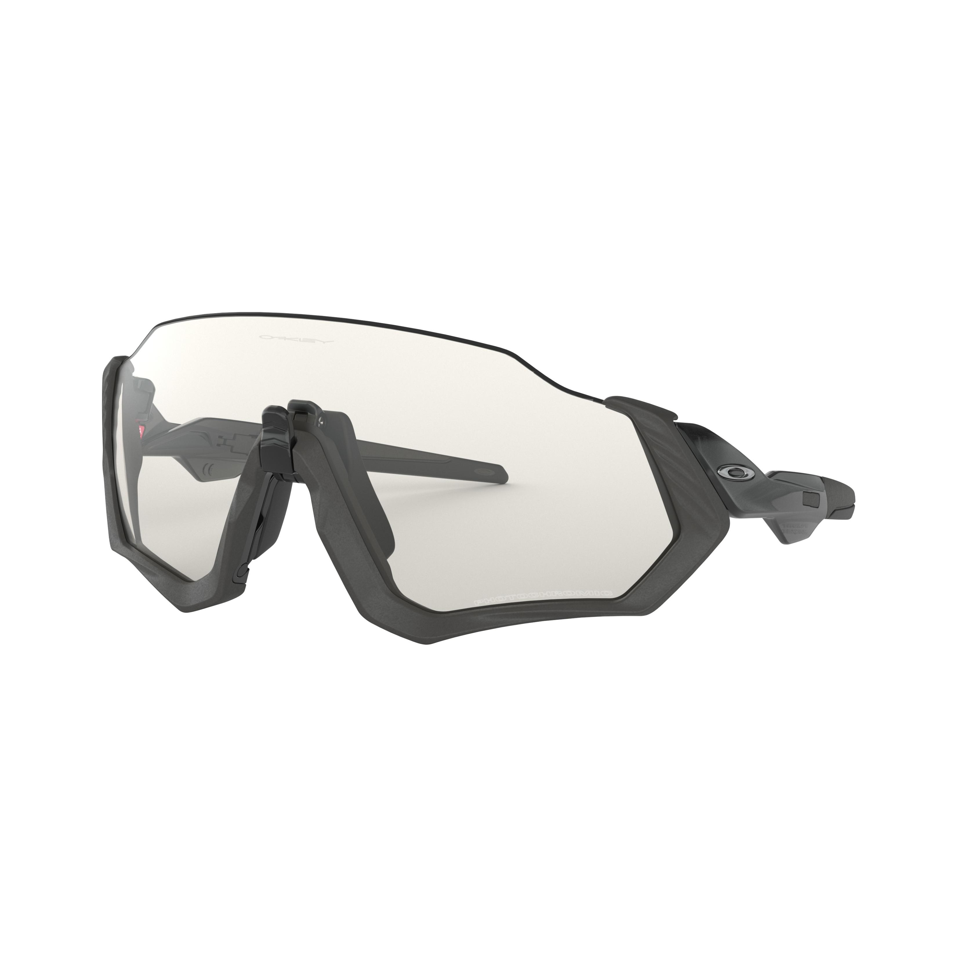 Oakley FLIGHT JACKET STEEL/BLKINK W/PHOTO Gris clair 