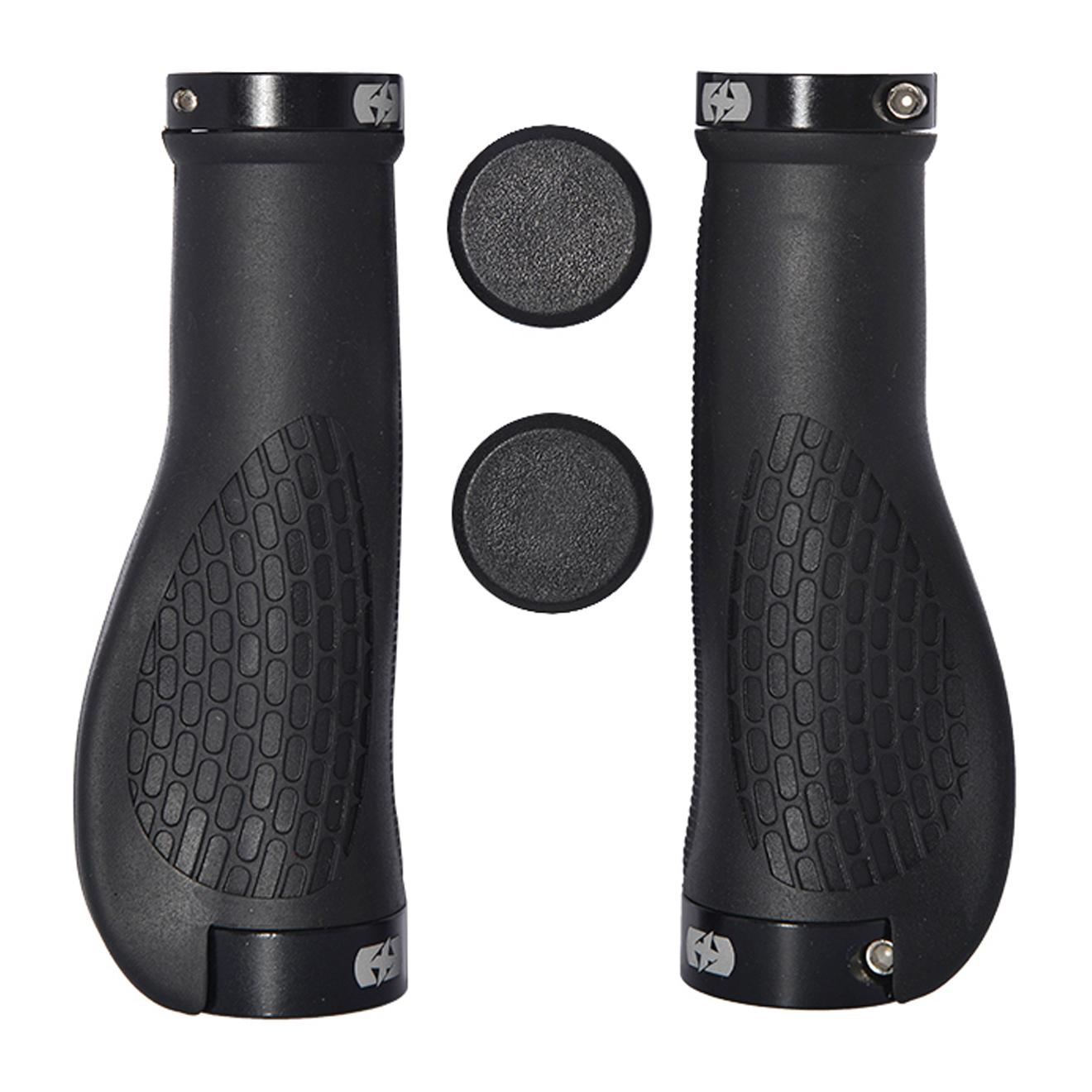 OXC Poignées Lock-On Ergo Noir 