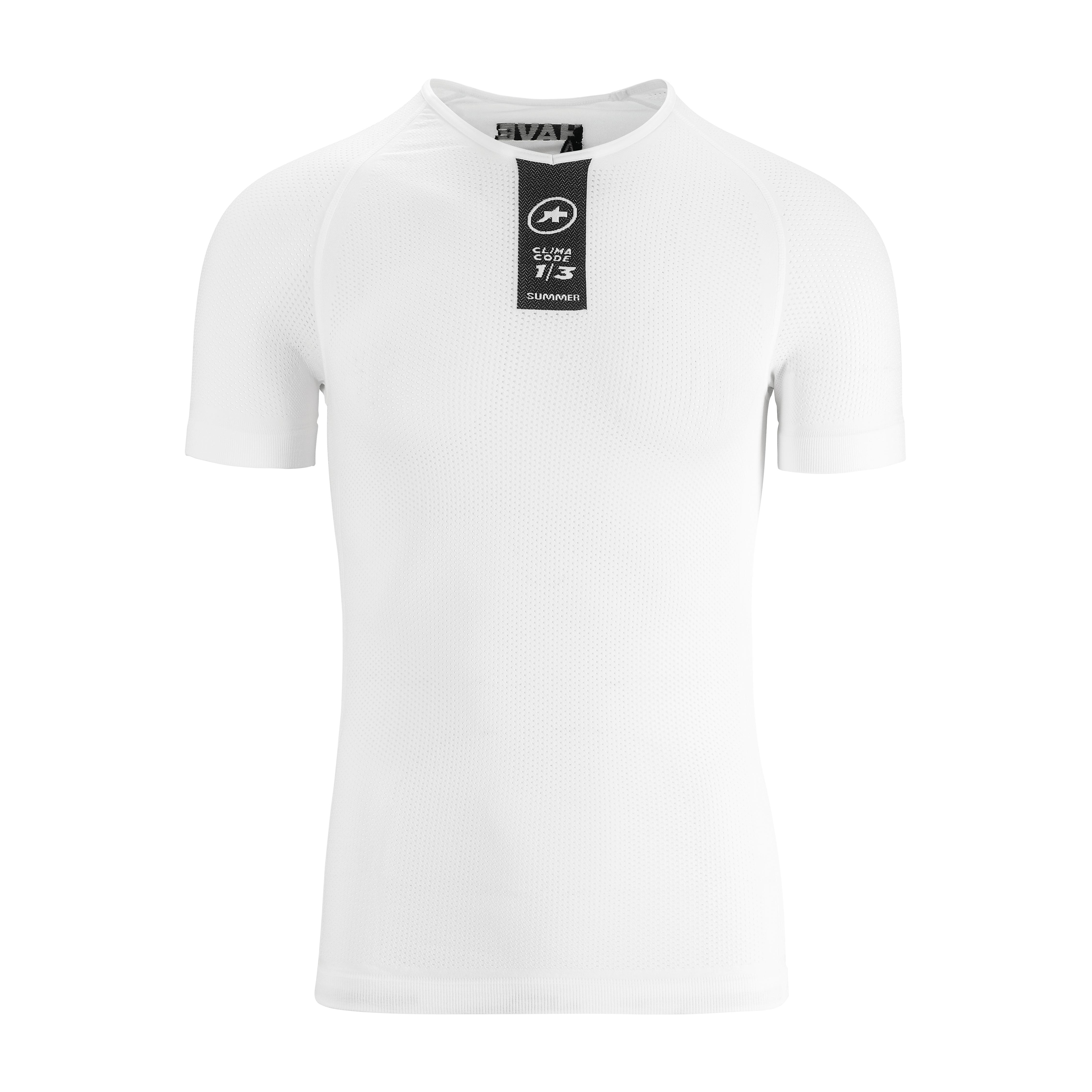 Assos Skinfoil SS Summer Base Layer Blanc XXL/XXXL 