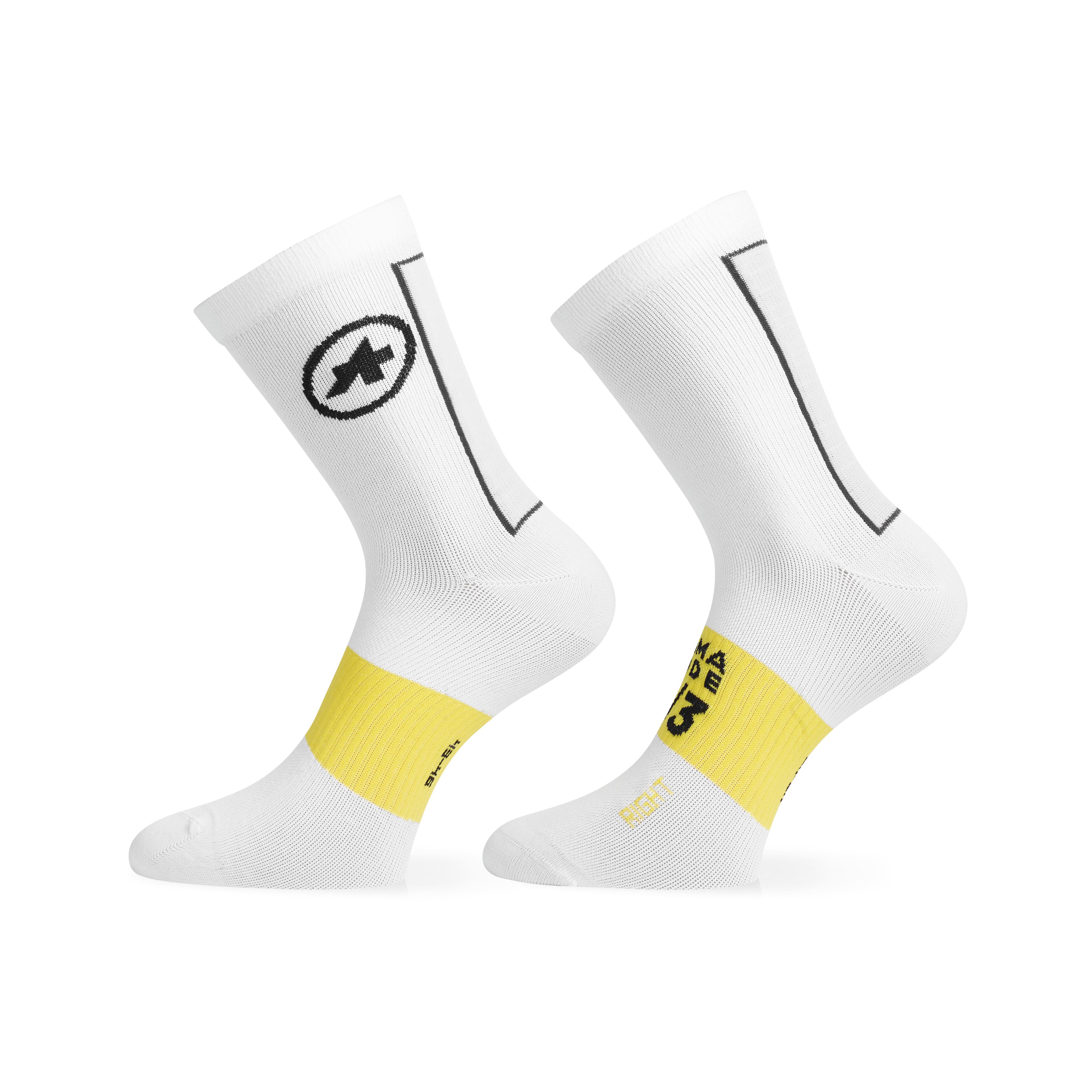 Assos Chaussette Spring Fall Blanc XL/XXL 
