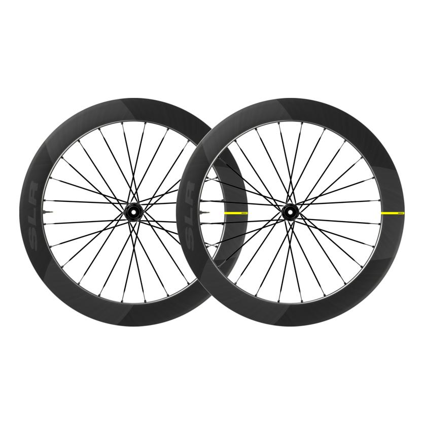 Mavic Paire de Roues Cosmic SLR 65 Corps Shimano 11s - Freinage Disque (Centerlock) Noir 