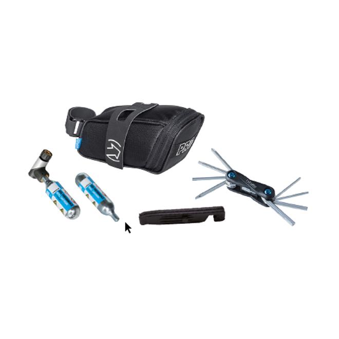 PRO Sacoche de selle avec outils COMBIPACK CO2 Noir 