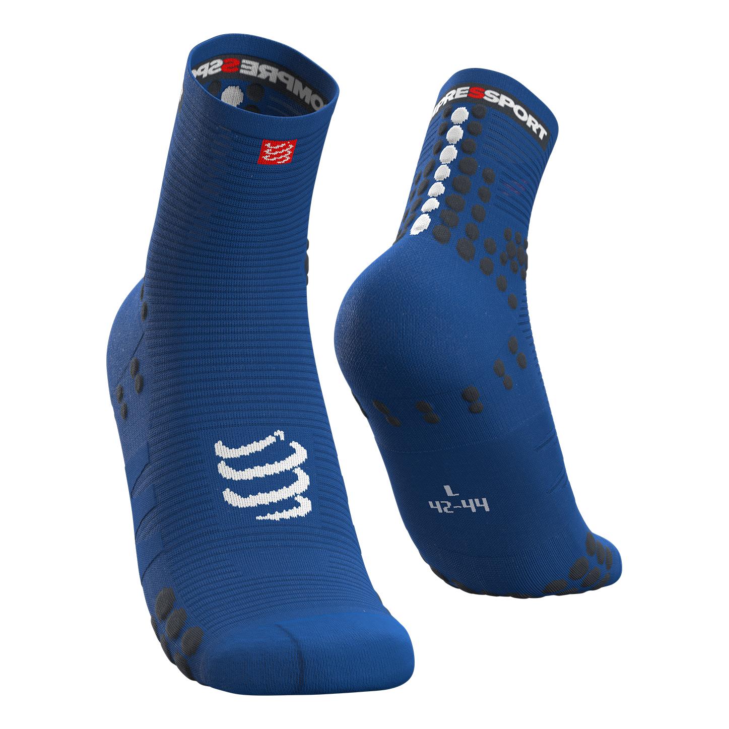 Compressport Pro Racing Socks V3.0 Run High Bleu 35/38 