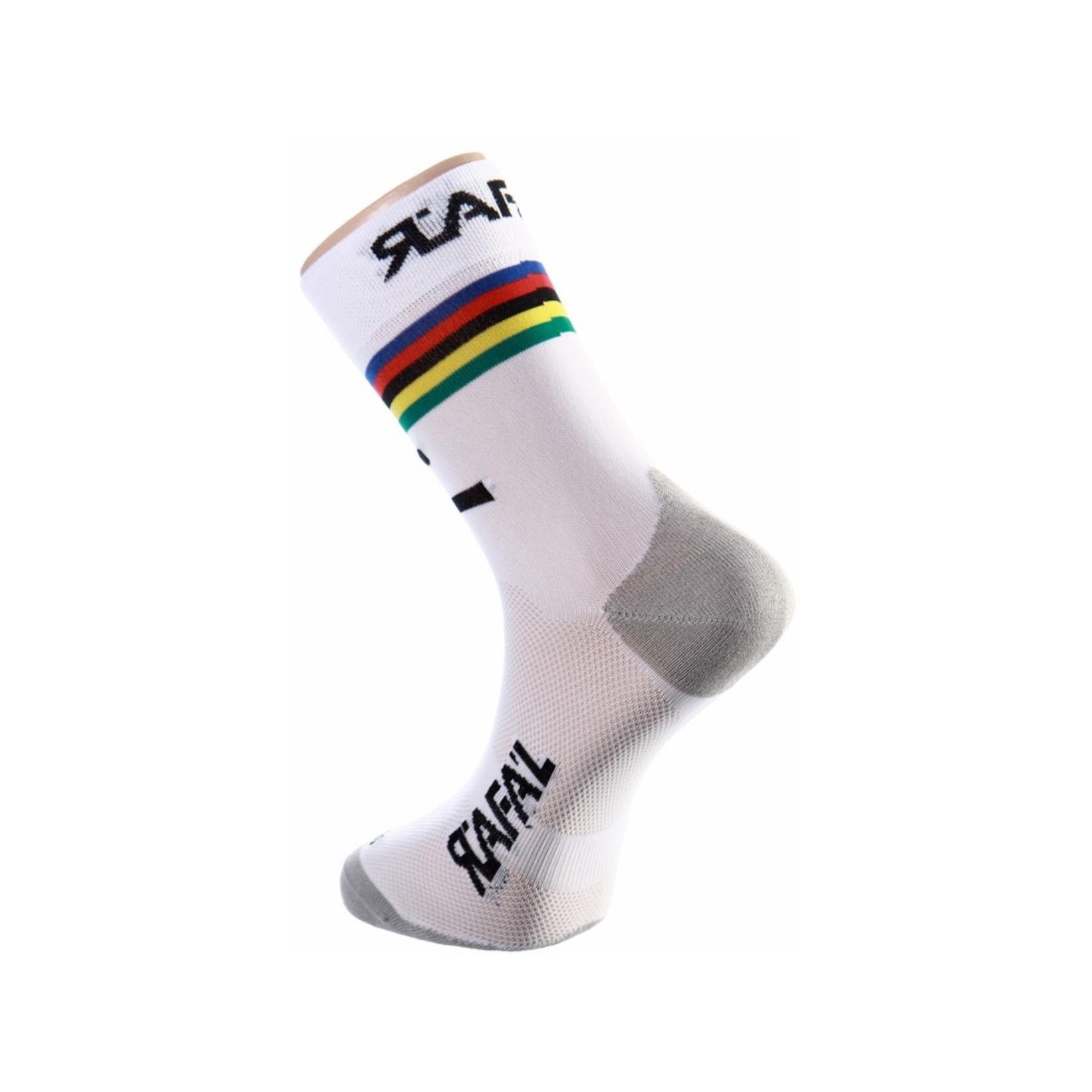 Rafal Soquettes Hautes Carbone Selection World Blanc 43/46 