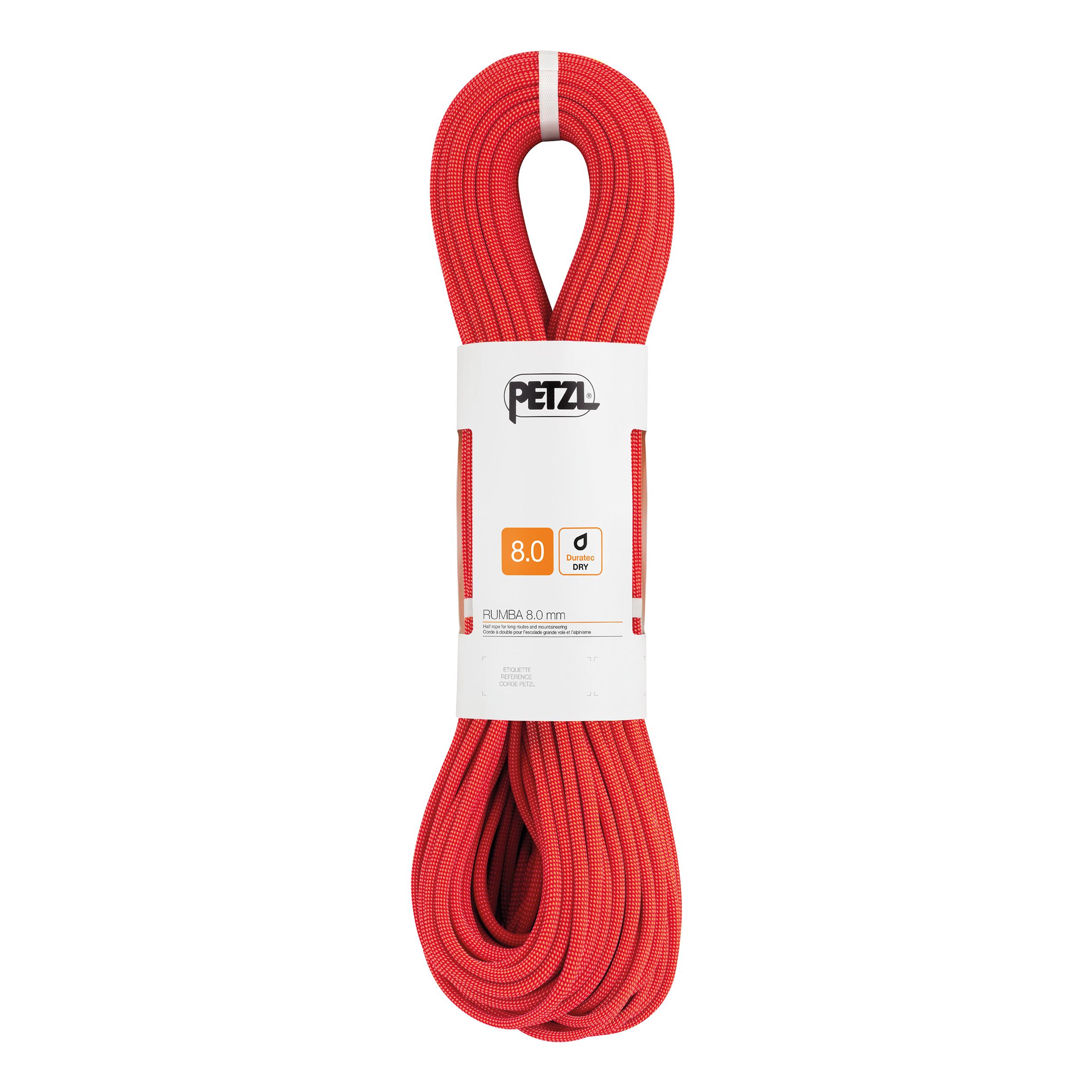 Petzl Corde Rumba 8 Mm - 50 M Rouge 