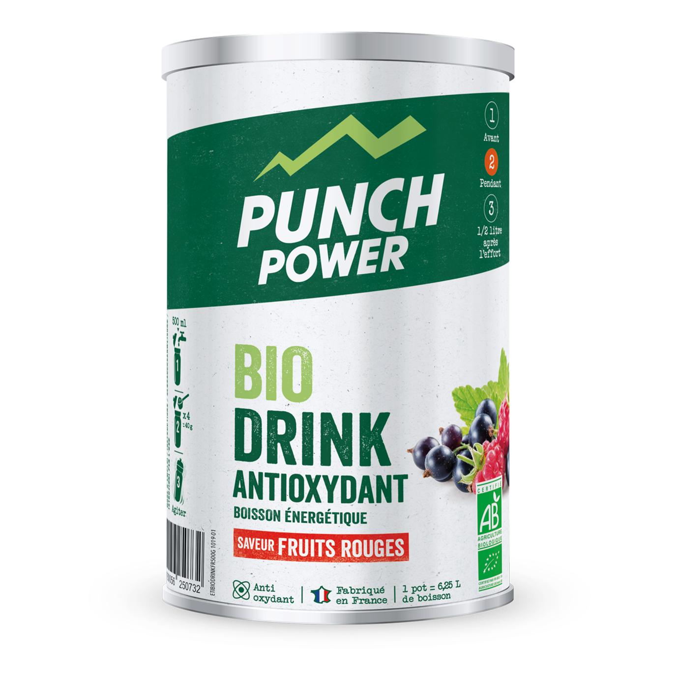 Punch Power Biodrink Fruits Rouges Antioxydant Bio 500g*