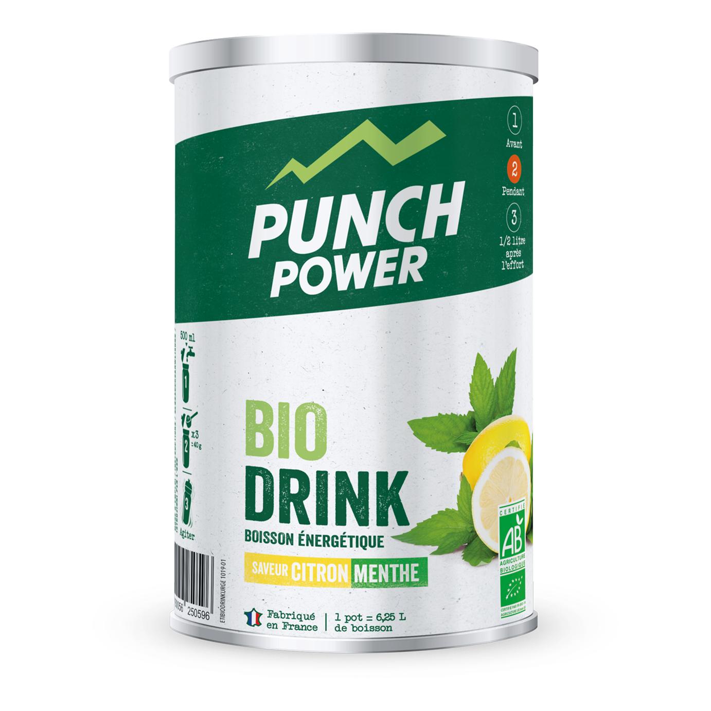 Punch Power Biodrink Citron Menthe Bio 500g*