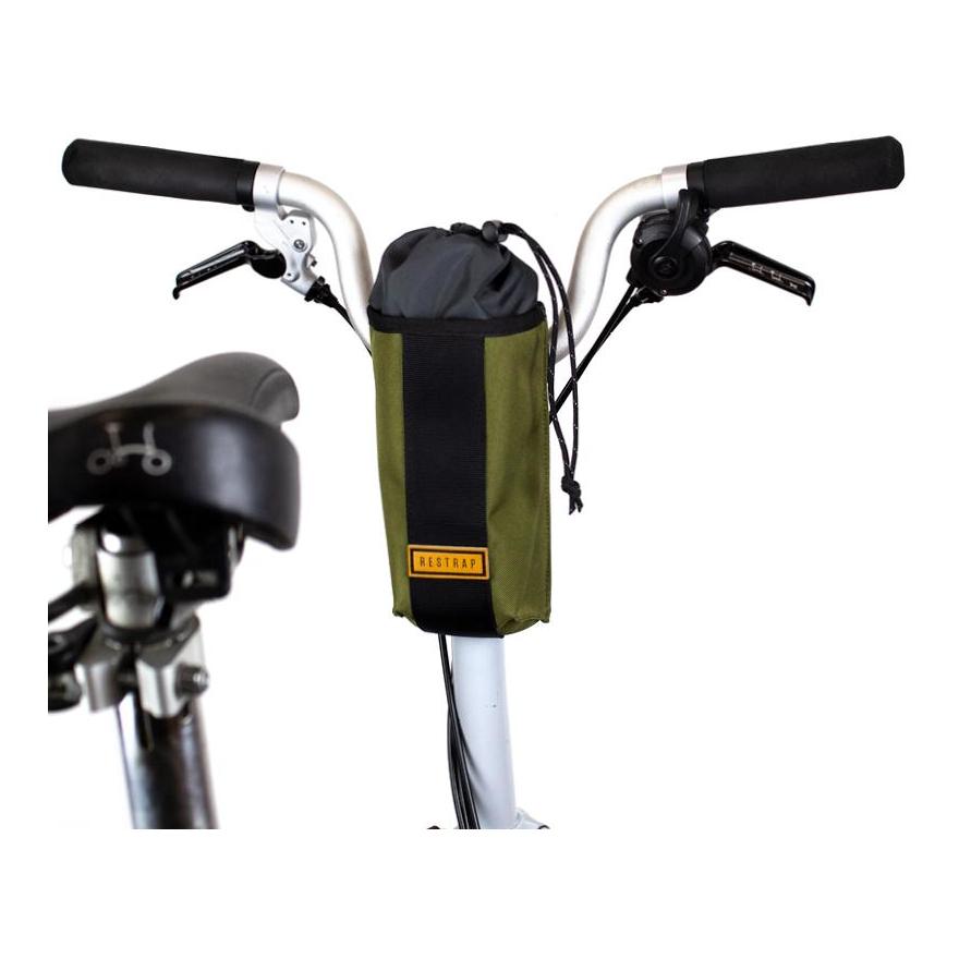Restrap CITY BIKE STEM BAG - OLIVE Vert militaire 