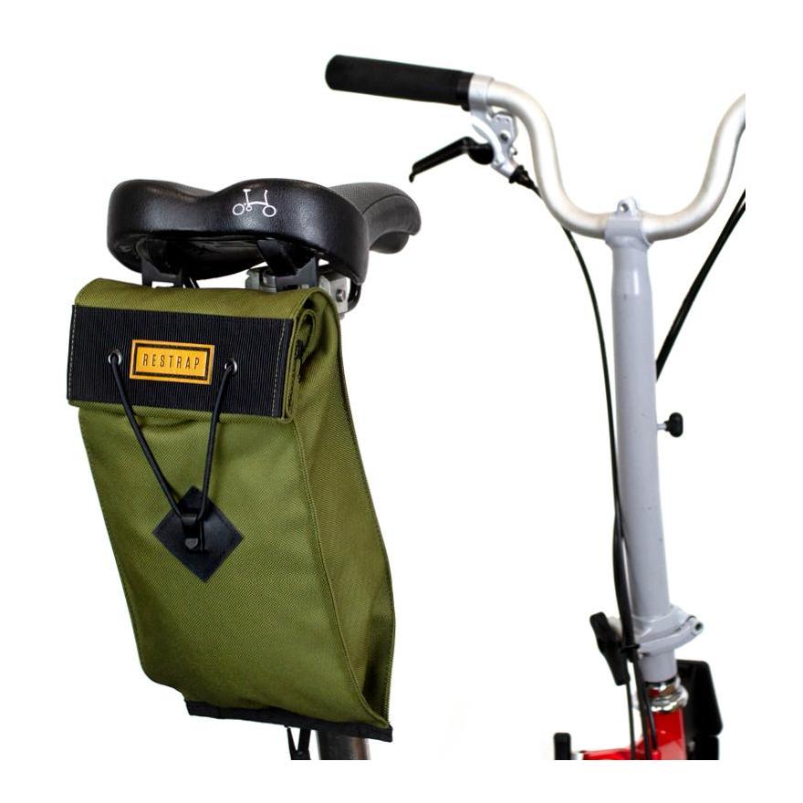 Restrap CITY BIKE SADDLE BAG LARGE - OLIVE Vert militaire 