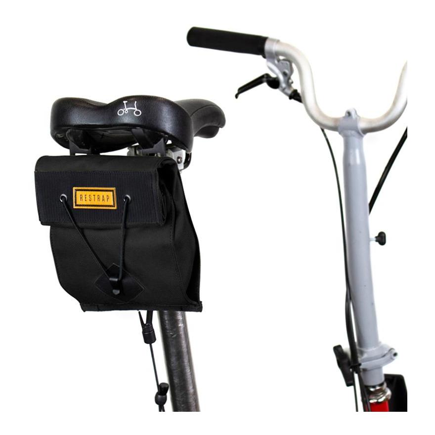 Restrap CITY BIKE SADDLE BAG SMALL - BLACK Noir 