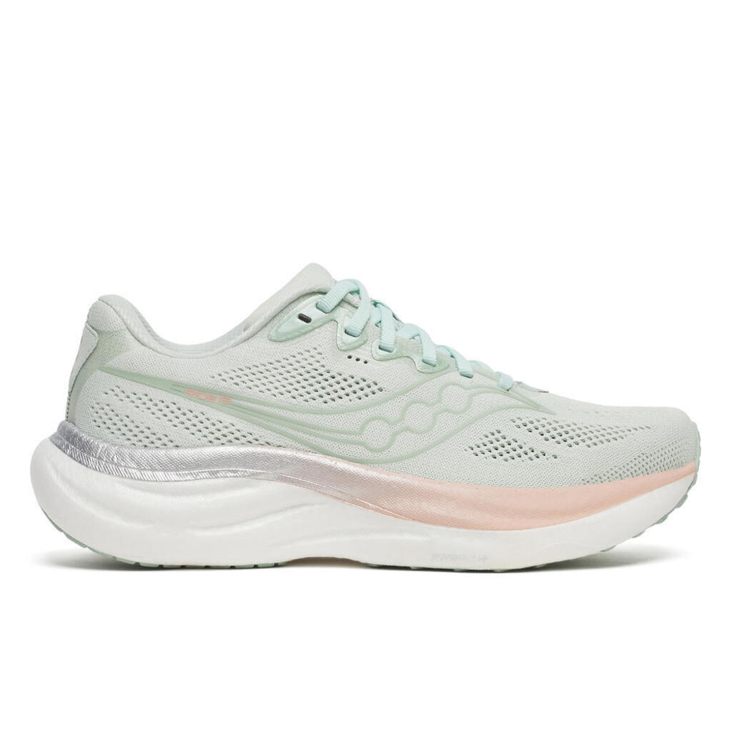 Scarpe Saucony Ride 19 Grigio Bianco SS26 Donna, Taglia 39 - EUR - Immagine 3