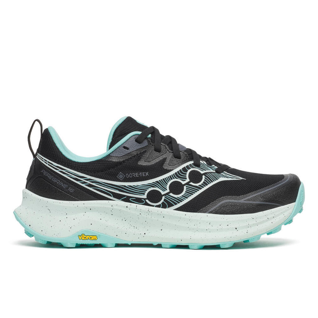 Saucony Women's Noir Peregrine 16 Gtx Black