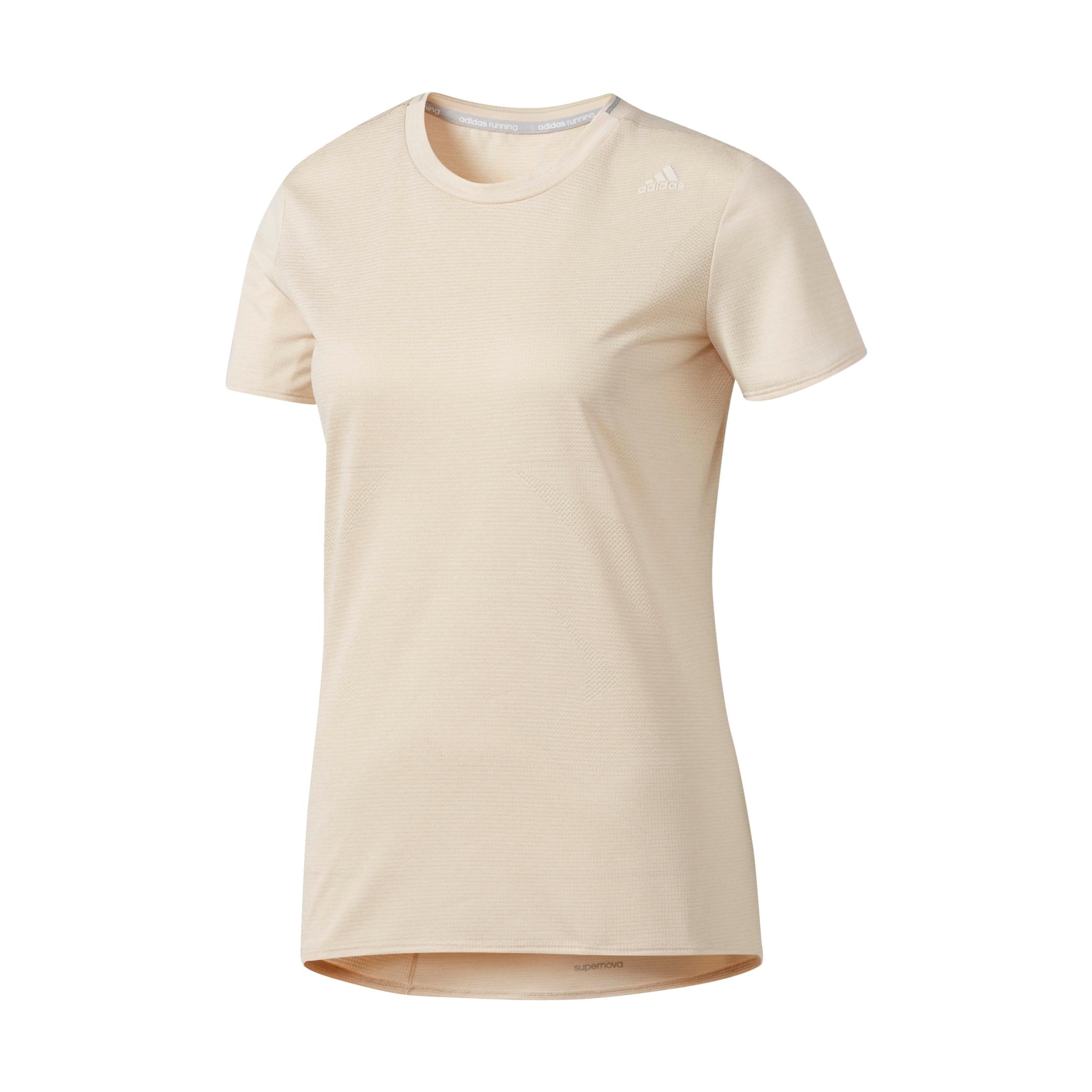 Adidas Supernova Short Sleeves Tee Beige XS 