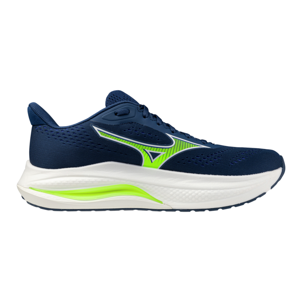 Mizuno Wave Inspire 22 Bleu / Jaune Homme chaussure Mizuno Wave Inspire 22 Hombre AMARILLO