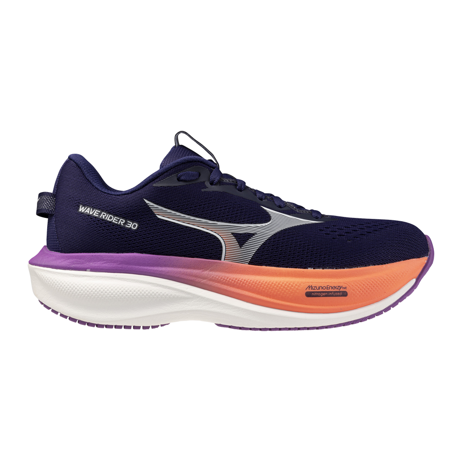 Mizuno Wave Rider 30 Women's Running Shoes in Blue, Size UK 7 with Durable Rubber Outsole - Image 6