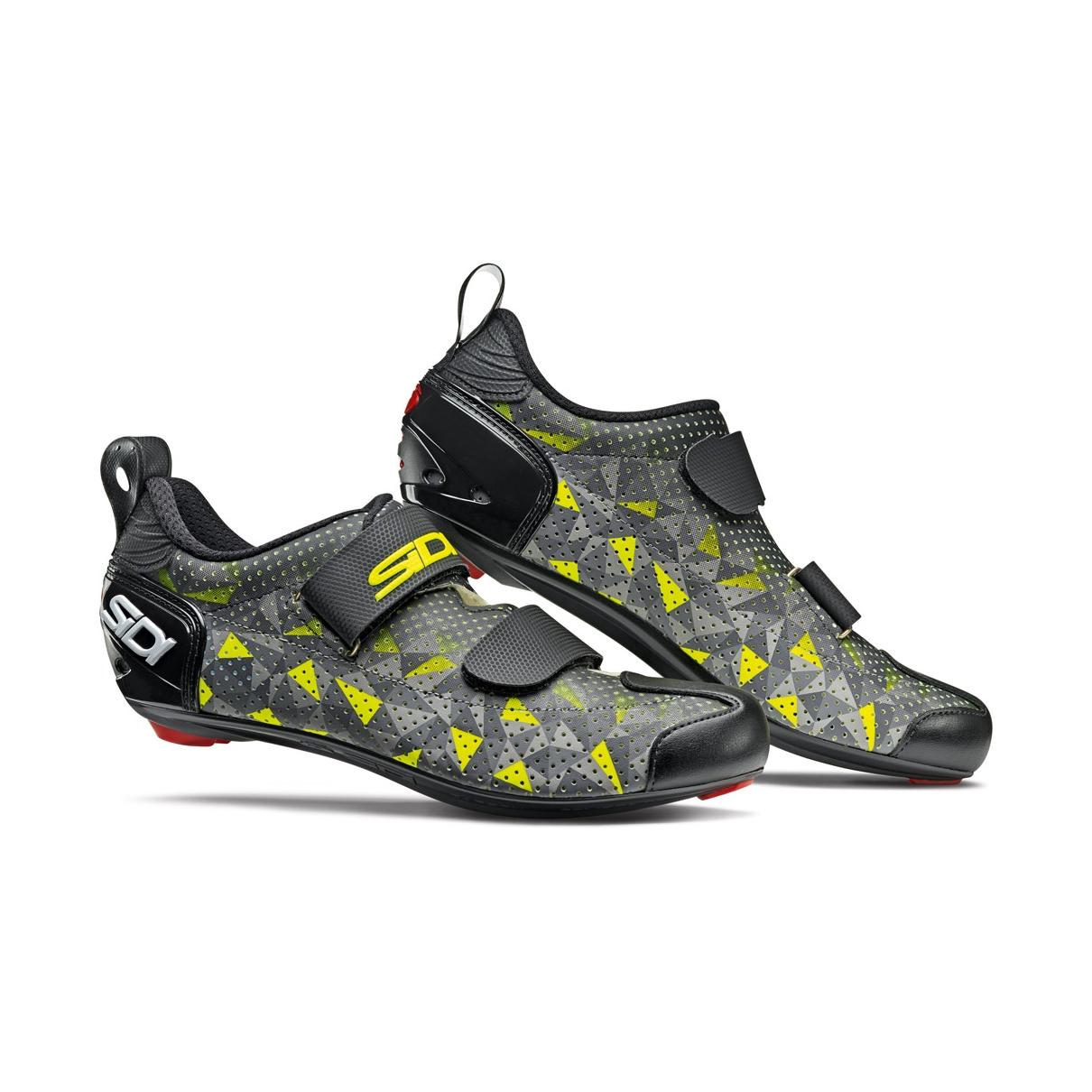 Sidi T-5 AIR 4 GREY/YELLOW/BLK Gris clair 46 