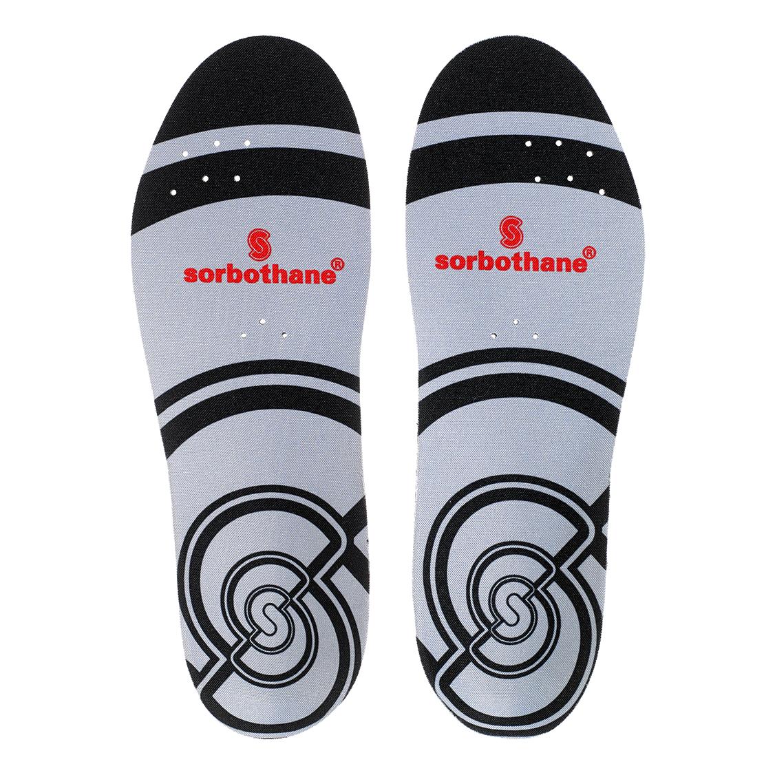 Sorbothane Sorbo Pro Insoles Gris 44/45 