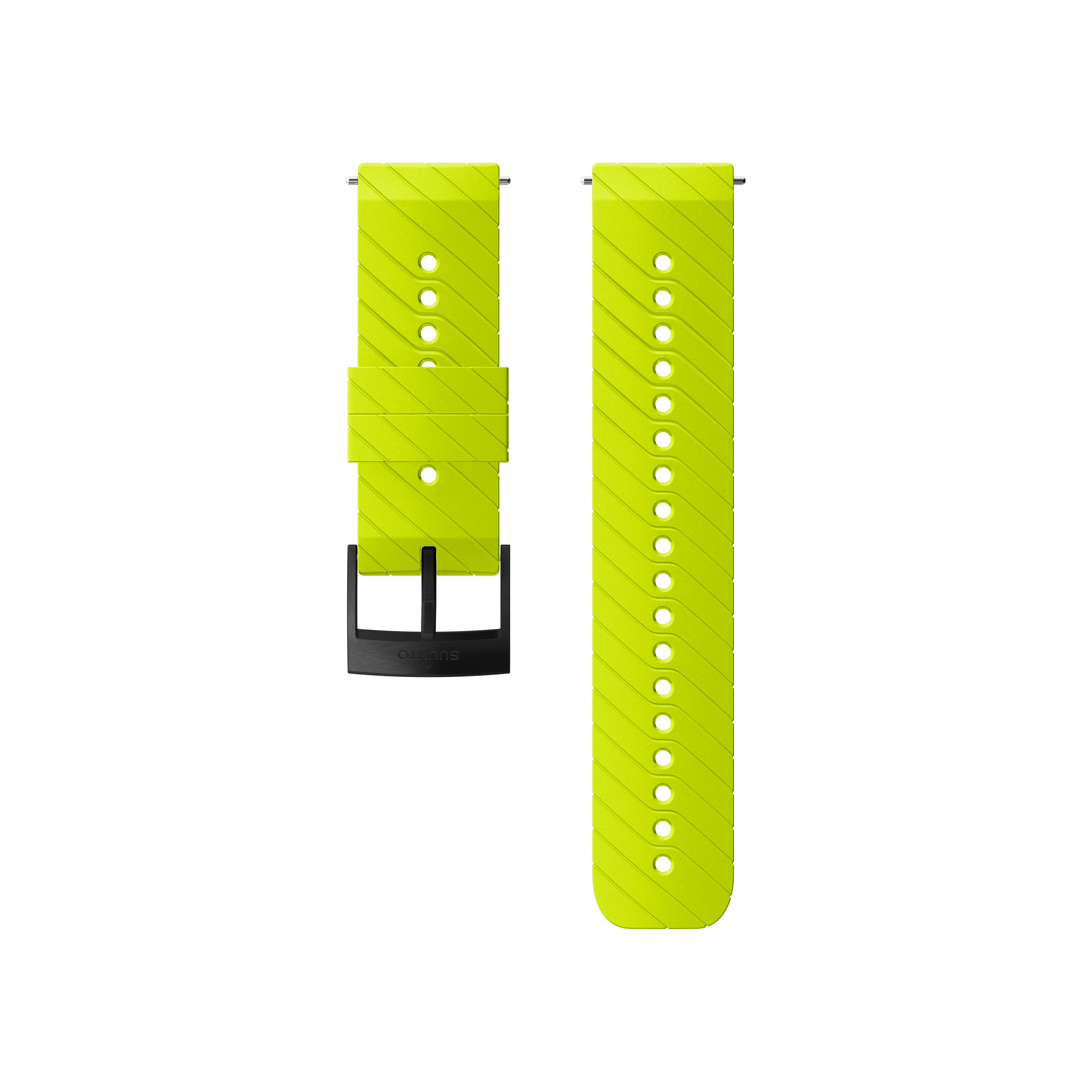 Suunto Bracelet Suunto 24mm Athletic 3 Silicone Vert M Jaune 