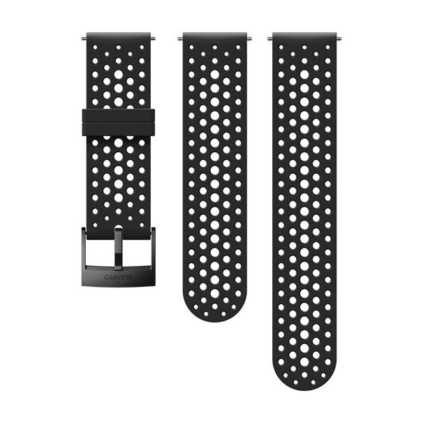 Suunto Bracelet Suunto 24mm Athletic 1 Silicone Noir S+M Noir 