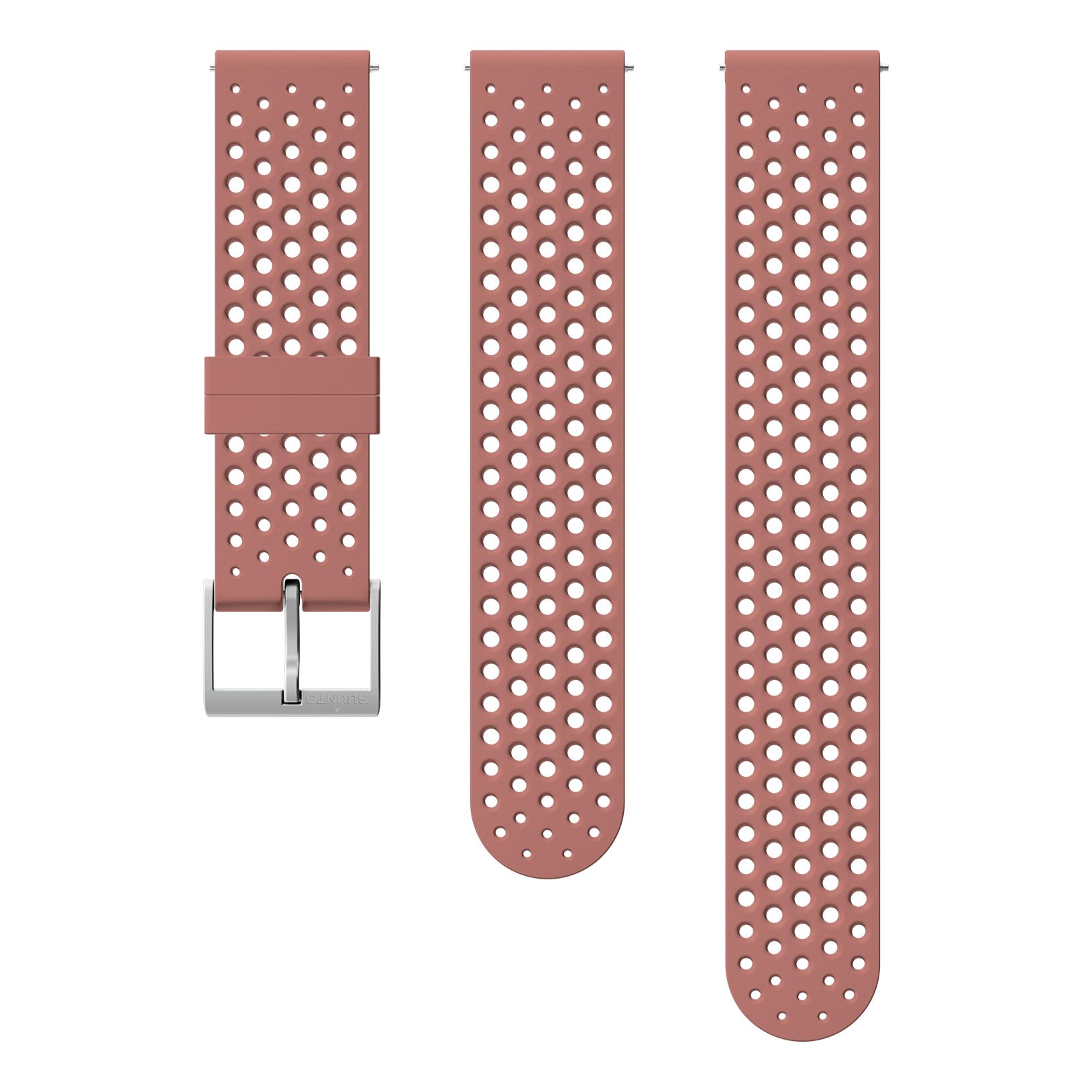 Suunto Bracelet Suunto 20mm Ath1 Silicone Granite Red S+M Rose 