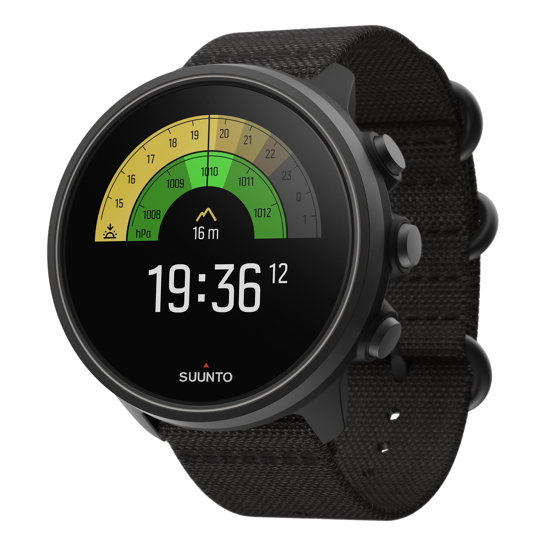Suunto Suunto 9 Baro Charcoal Black Titanium Noir 