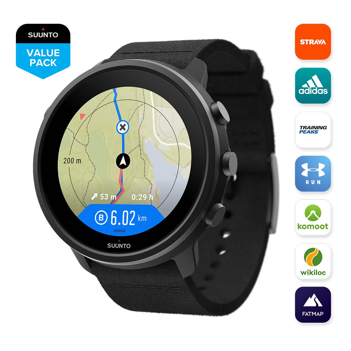 Suunto Suunto 7 Matte Black Titanium Noir 