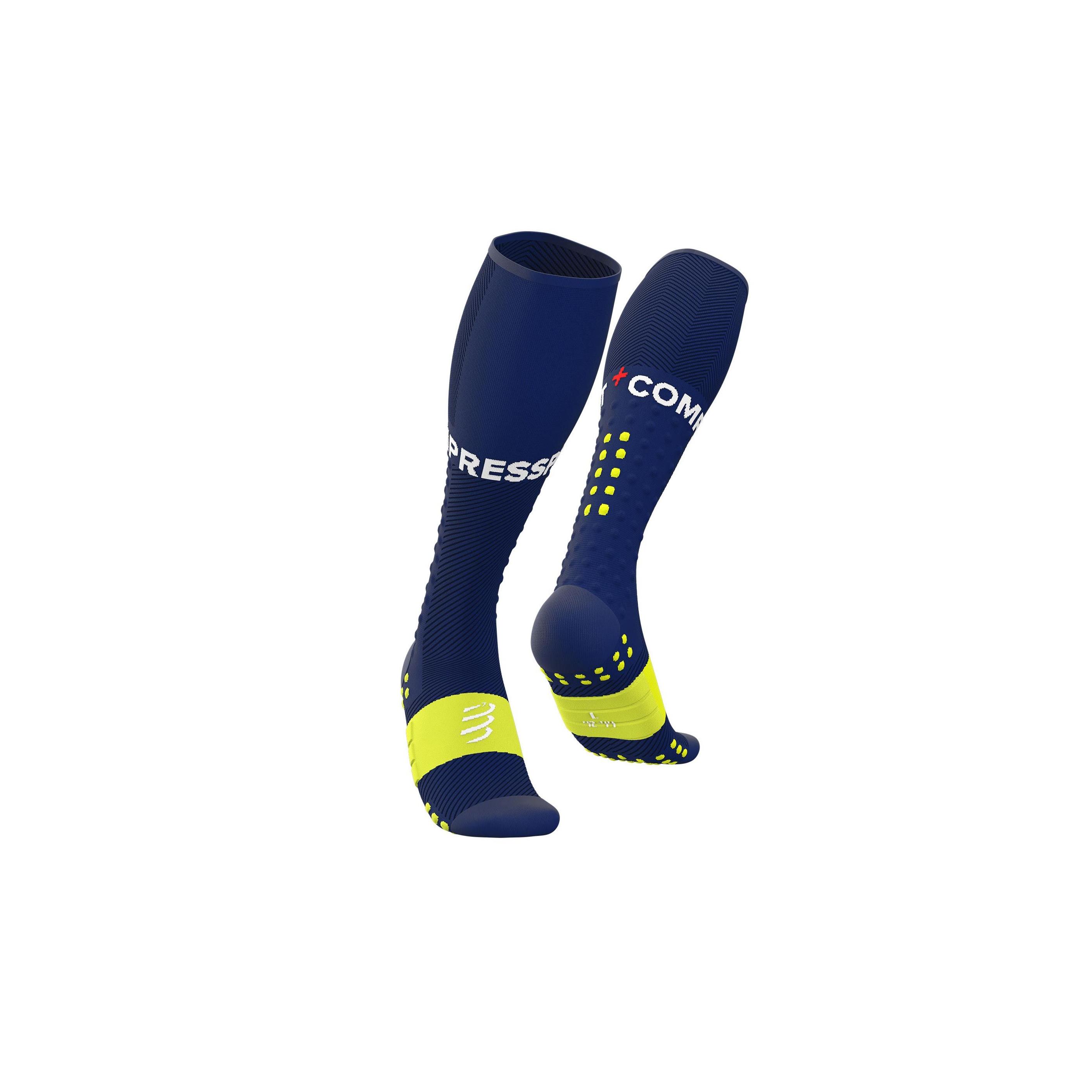 Compressport Full Socks Run Bleu 35/38 
