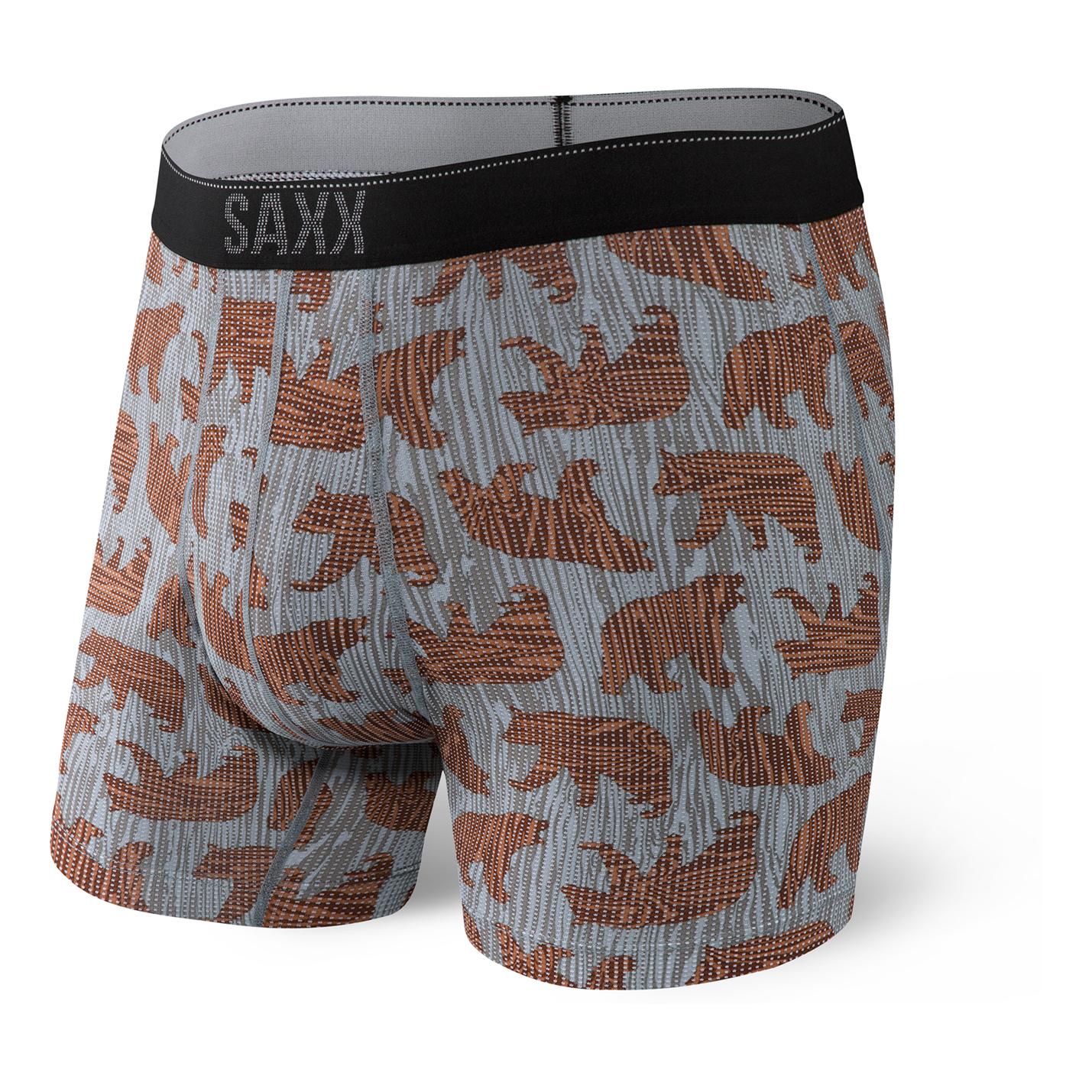 Saxx Quest Boxer Brief Fly Gris XS 
