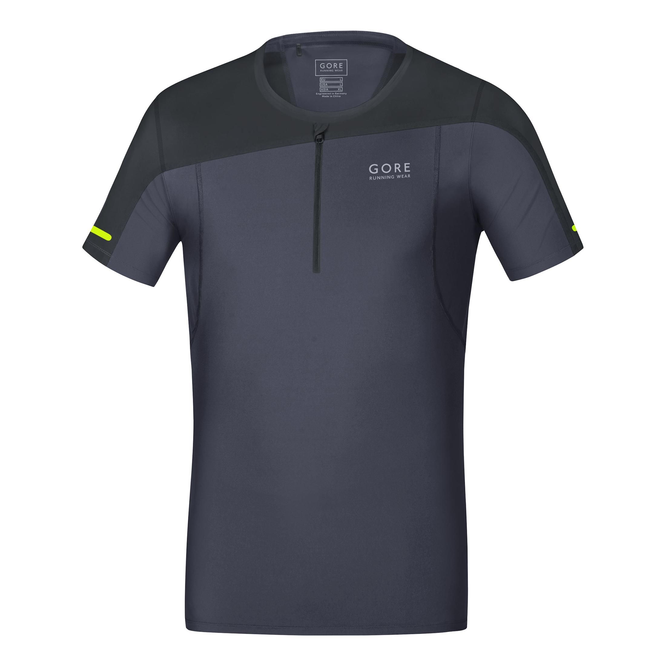 Gore Wear Maillot Fusion Zip Noir S 