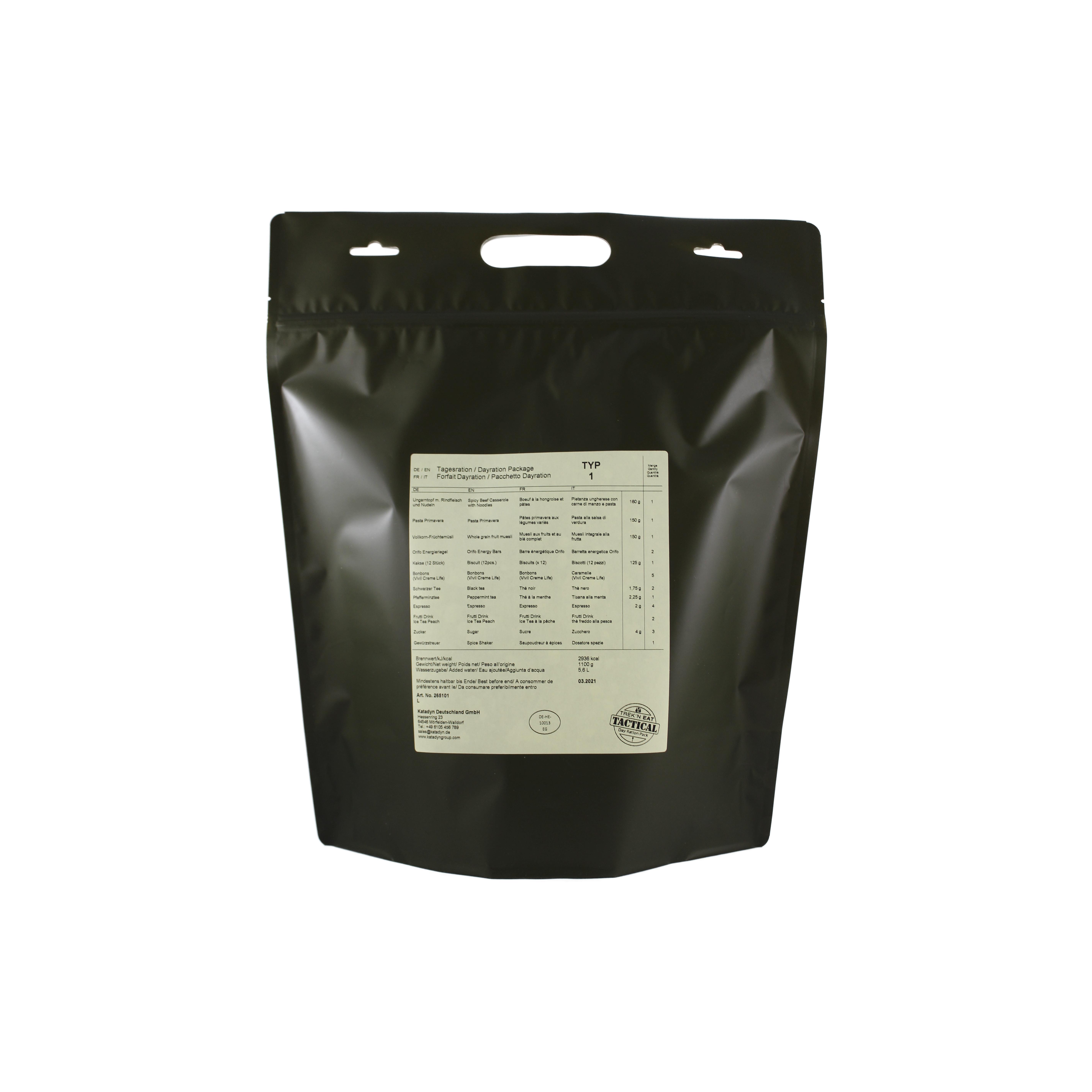 Trek'n Eat Day Ration Pack (Typ 1) Tactical Line 