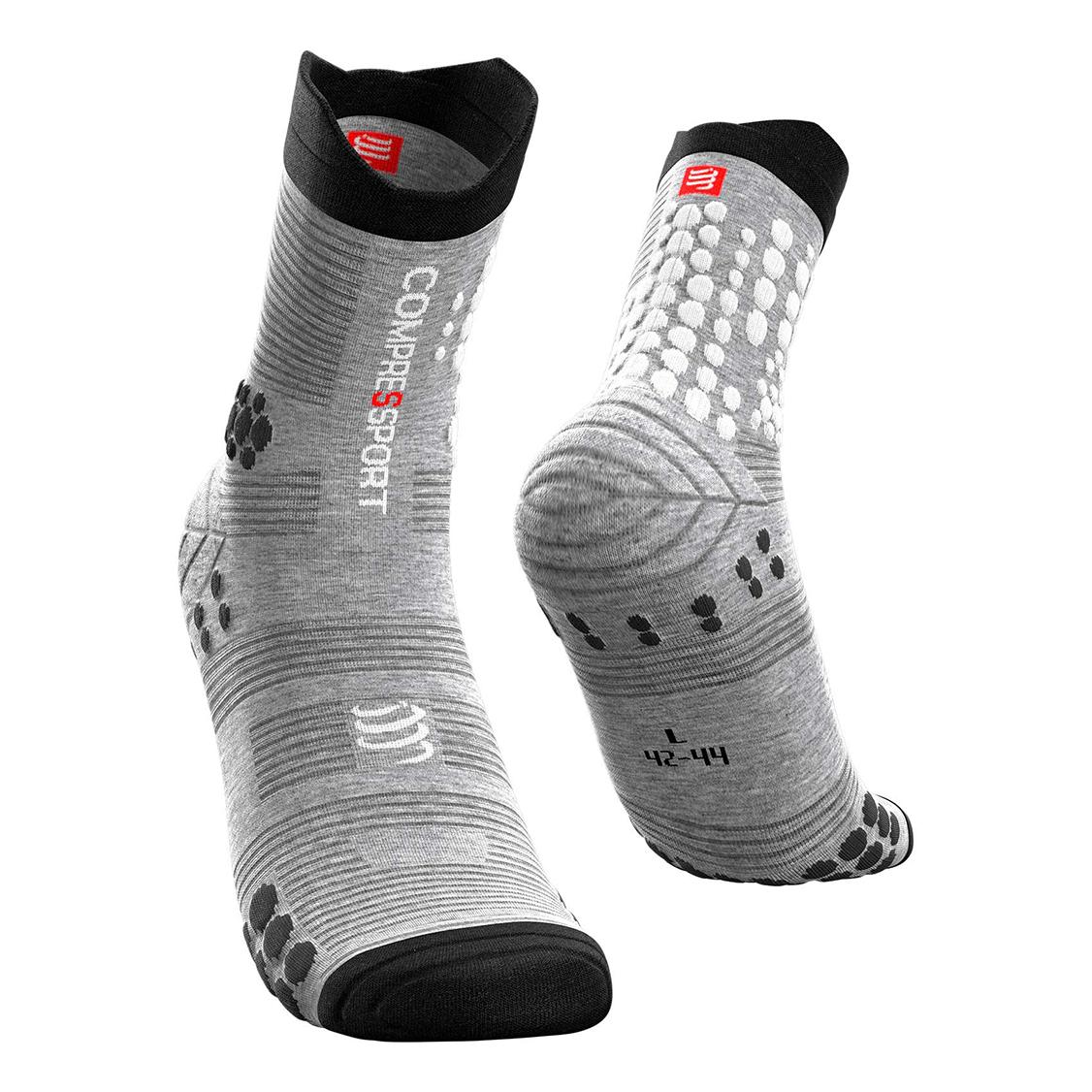 Compressport Pro Racing Socks v3.0 Trail Gris 35/38 